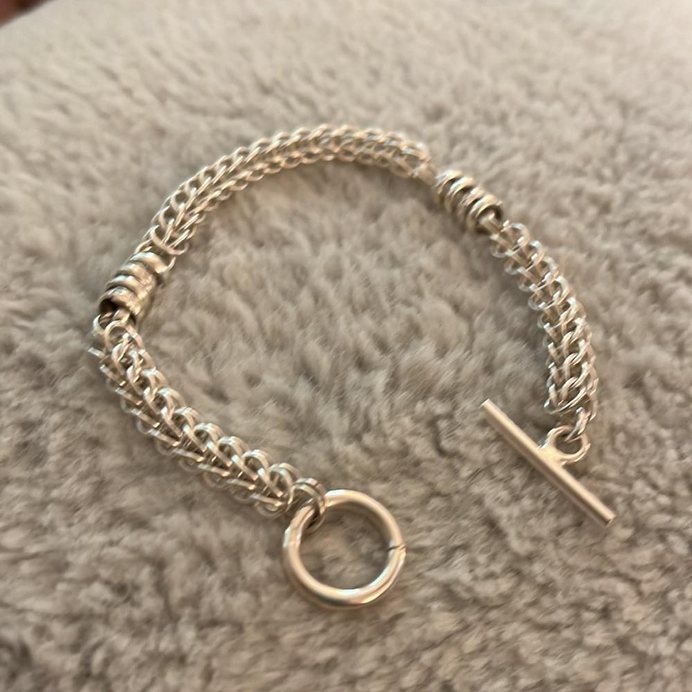 Sterling silver bracelet. Like new.